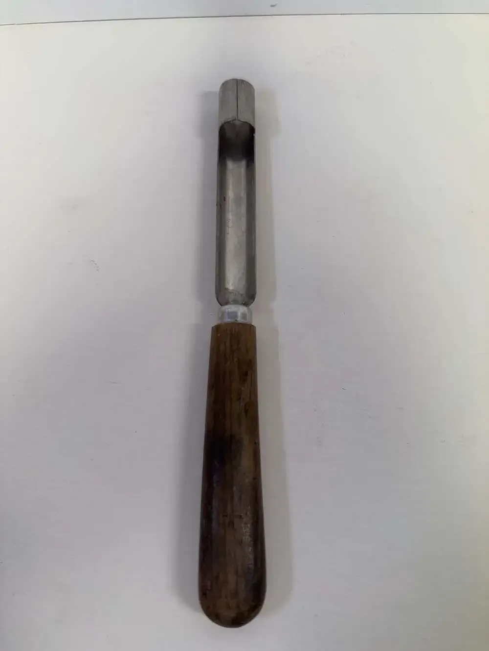 Vintage French‎ Inox Stainless Steel Butter Curler with Wood Handle